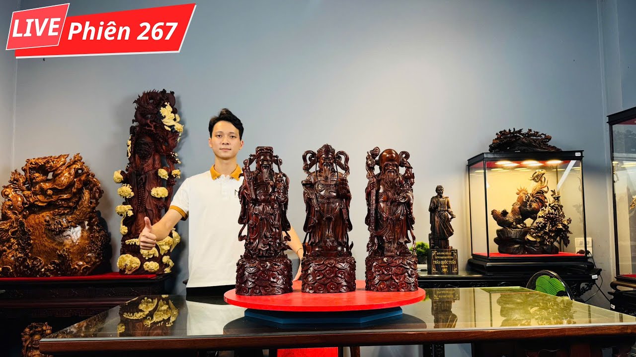 Đấu giá tượng gỗ phong thuỷ | Đồ Gỗ Mạnh Sơn | 0865.355.966