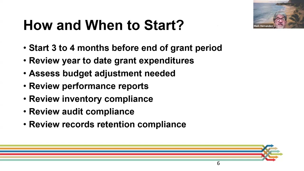 Closing Out a Federal Grant