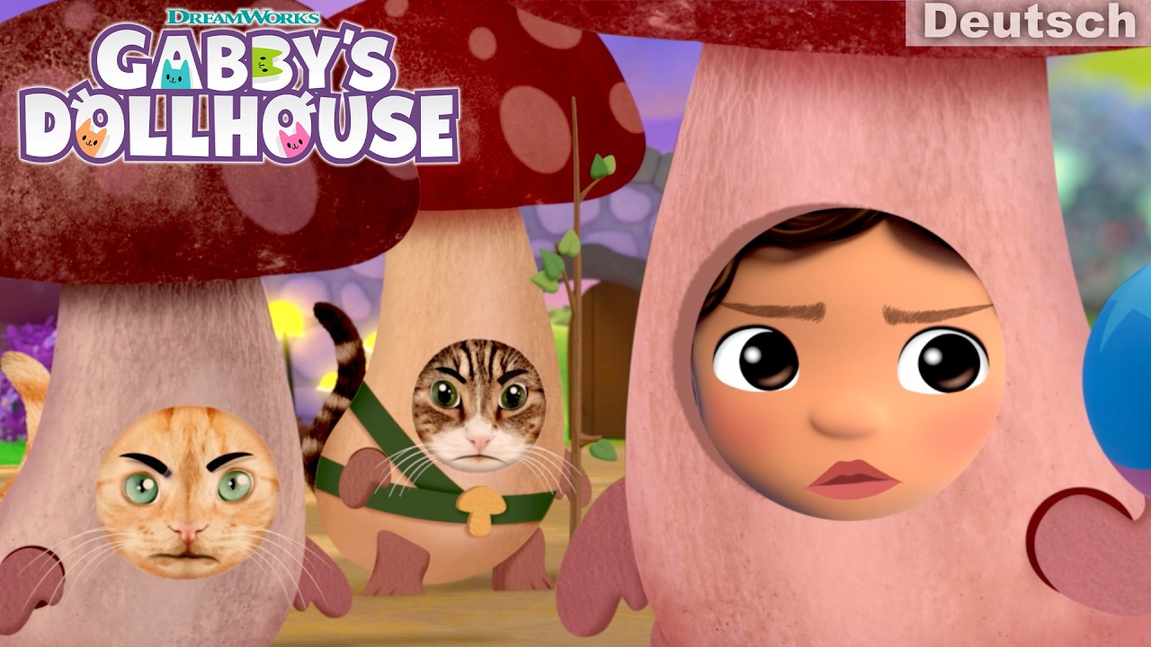 Gabby ist GRUMPY?? 😠😡😾 Sie stampft durch den Grumpy Mushroom Forest! | GABBY'S DOLLHOUSE | Netflix