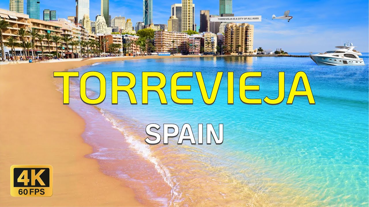 Torrevieja, Spain 🇪🇸 4K Walking Tour - Paradise For All Ages [4K 60fps]