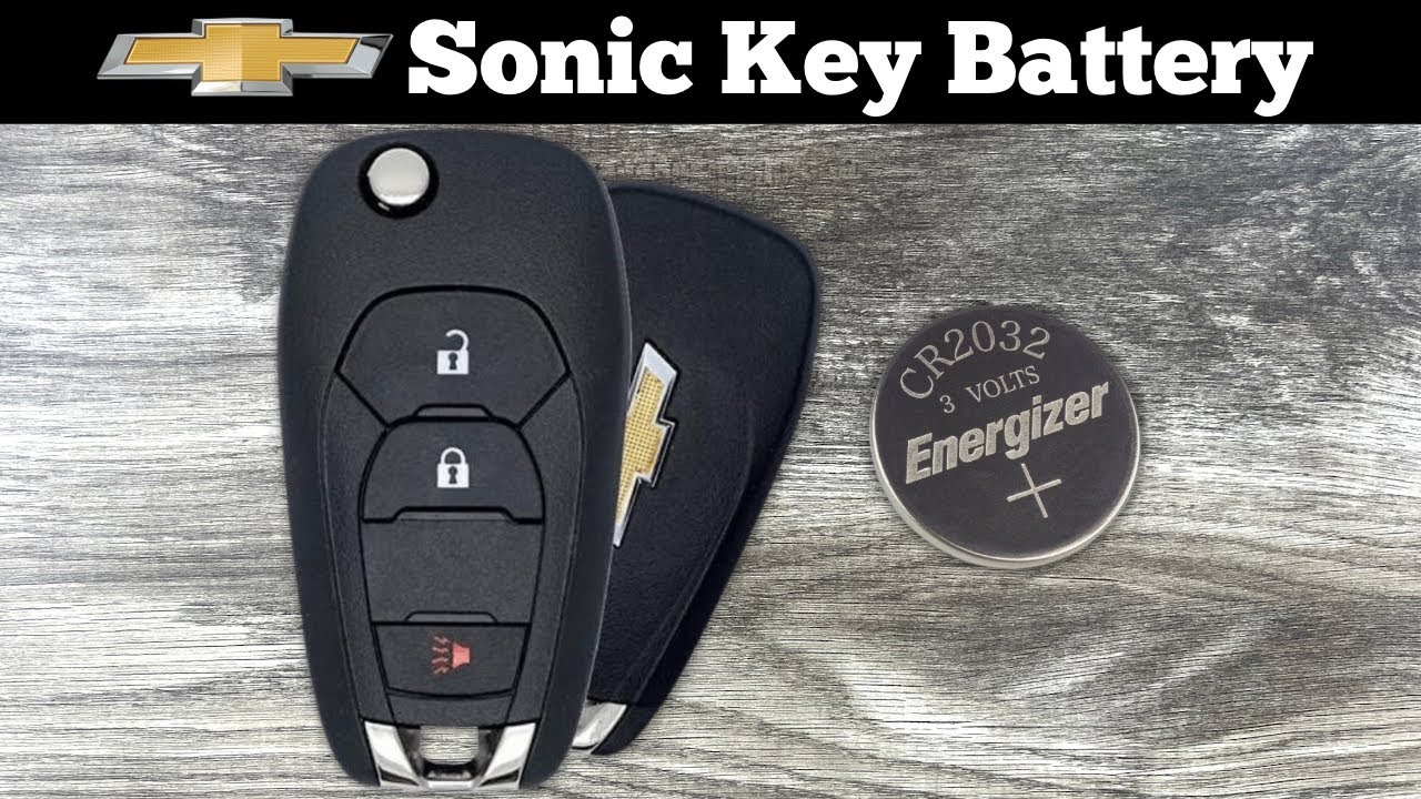 2019 - 2020 Chevy Sonic Key Fob Battery Replacement - How To Replace Change Sonic Remote Batteries