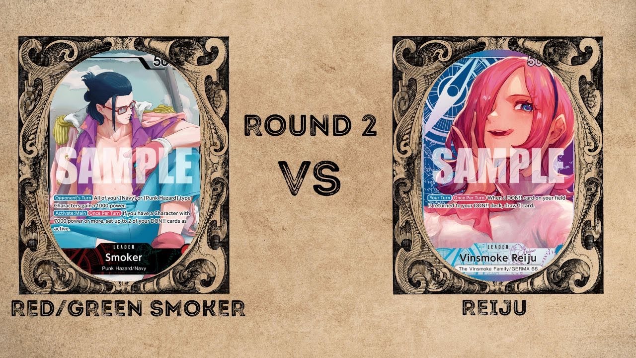 One Piece Local OP10 Tournament POV RG Smoker vs Reiju Round 2