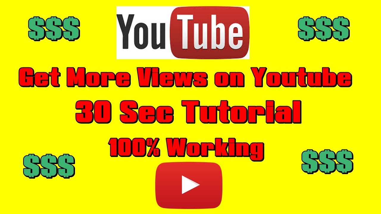 How To Get More Views on Youtube Learn in 30 Seconds