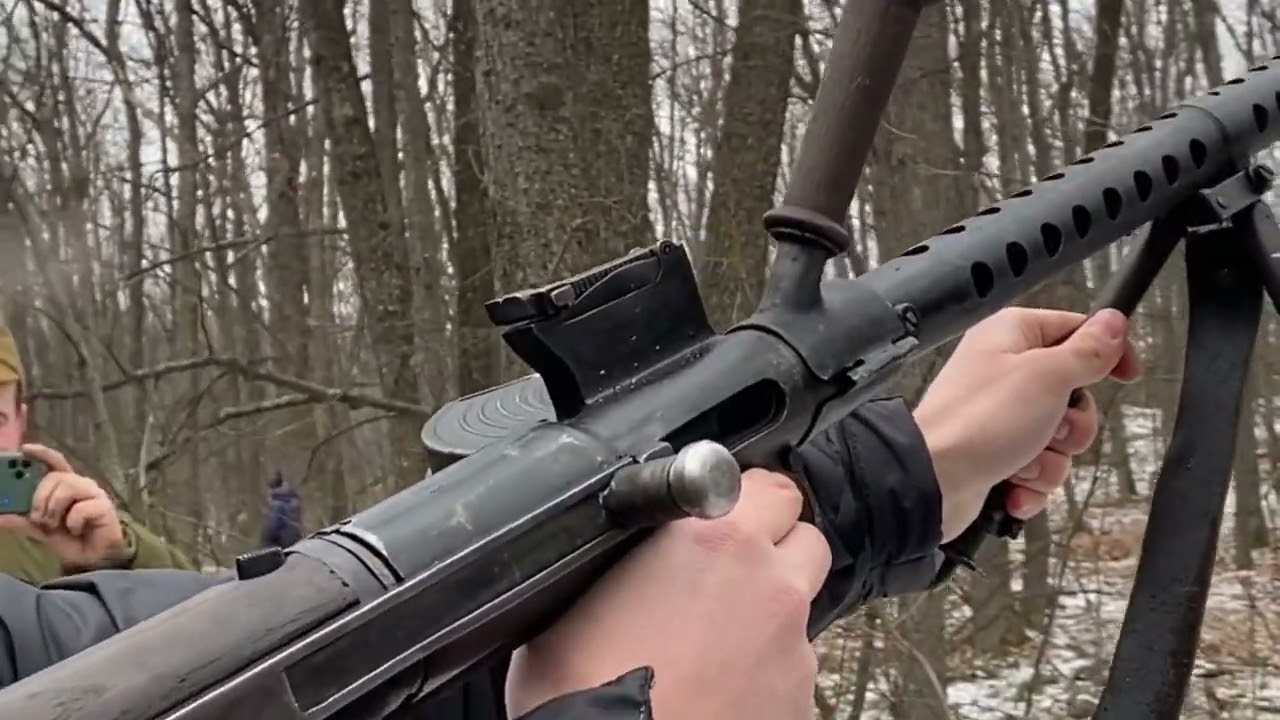 Пулемет армии Венгрии Steyr-Solothurn MG 30, пытаемся пострелять из довоенного образца