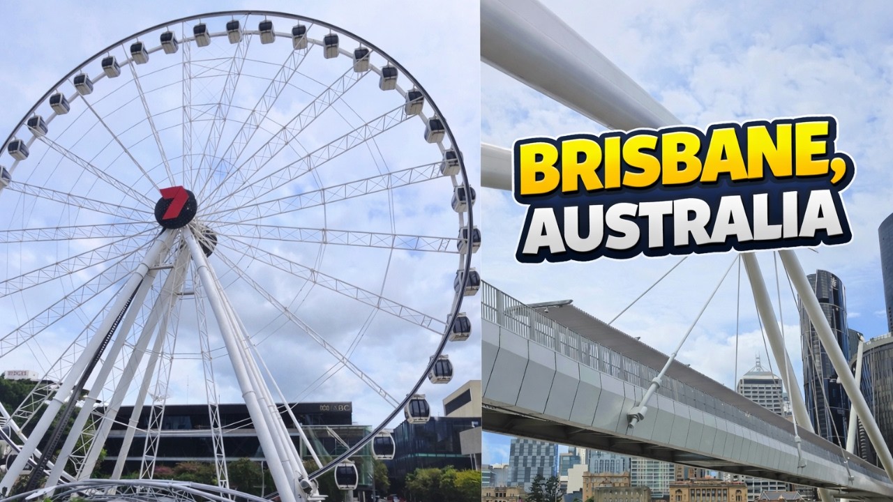Brisbane, Austrialia - Wheel of Brisbane and River Views