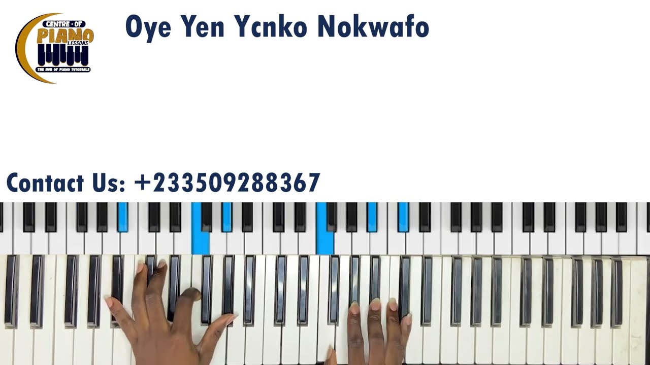 Oye Yen Ycnko Nokwafo on Piano || The Blood Crew  C#