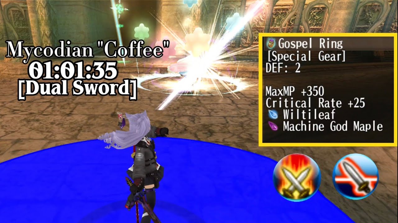 Washed Dual Sword Solo vs Mycodian Coffee - Toram Online