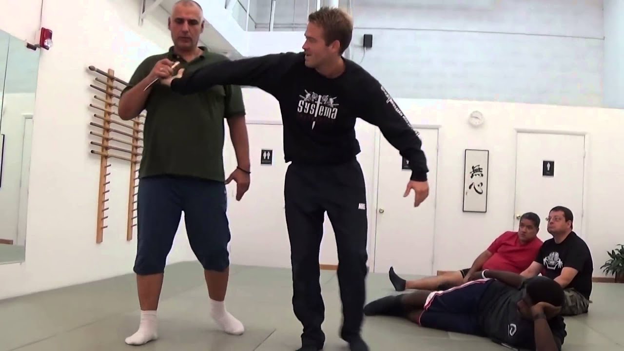 Systema Talanov video archive. 2014, knife work. Valentin Talanov in USA.