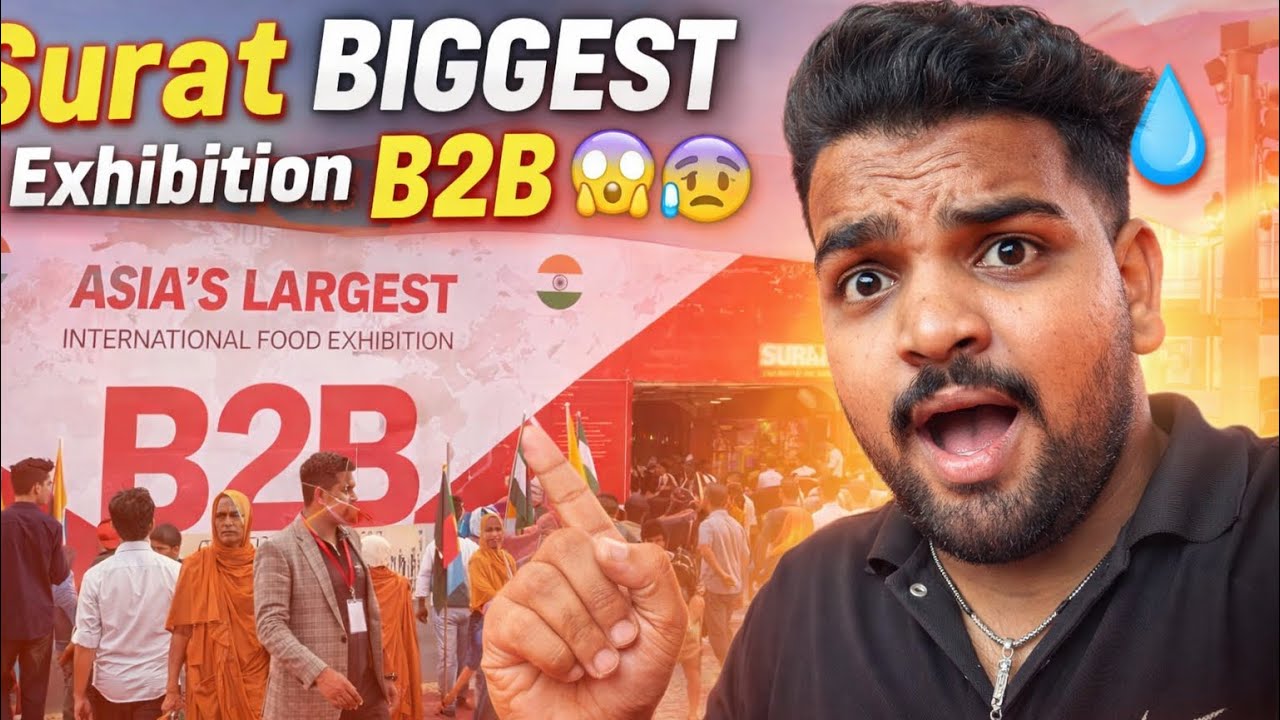 Surat me biggest exhibition B2B 😱😱￼