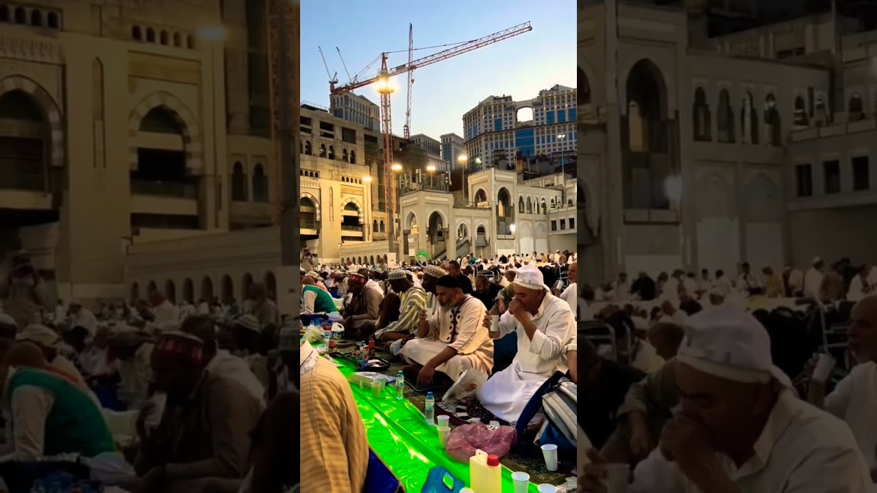 iftar in makkah #ramadan #madina #makah #iftar #masjidnabawi #masjidalharam #viral
