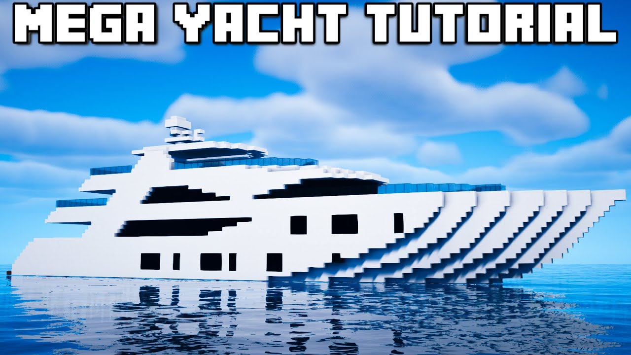 Как построить МЕГАЯХТУ в Minecraft! [Часть 1]