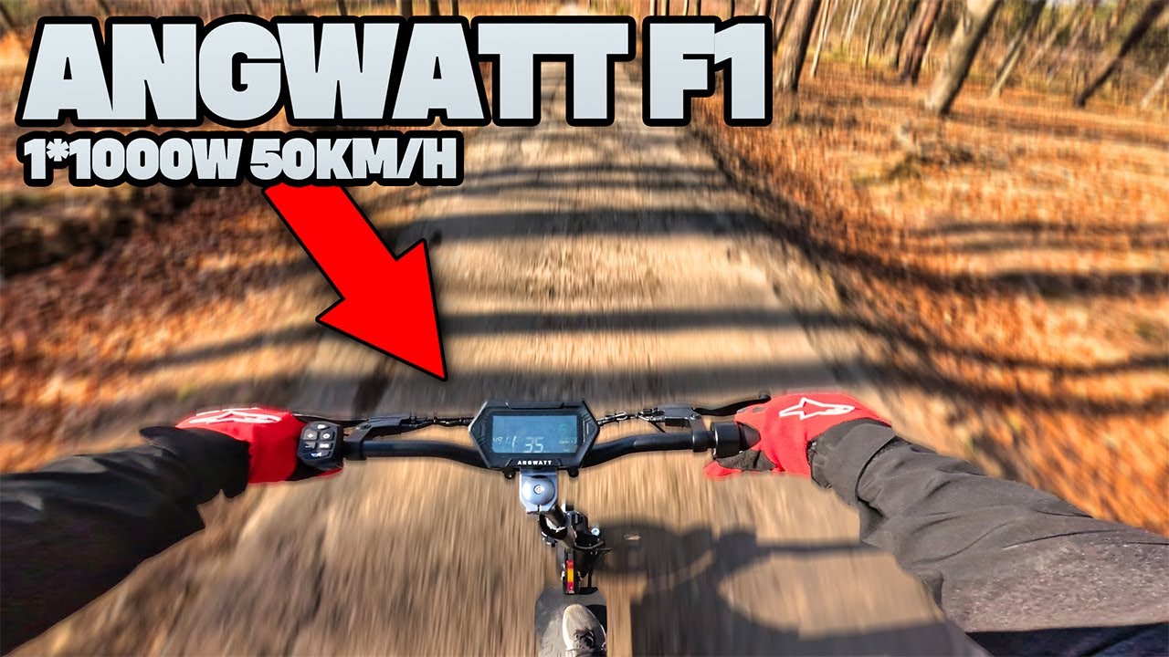 Angwatt F1 1000W 50km/h Ogromny Prześwit i Lekka konstrukcja 🏁