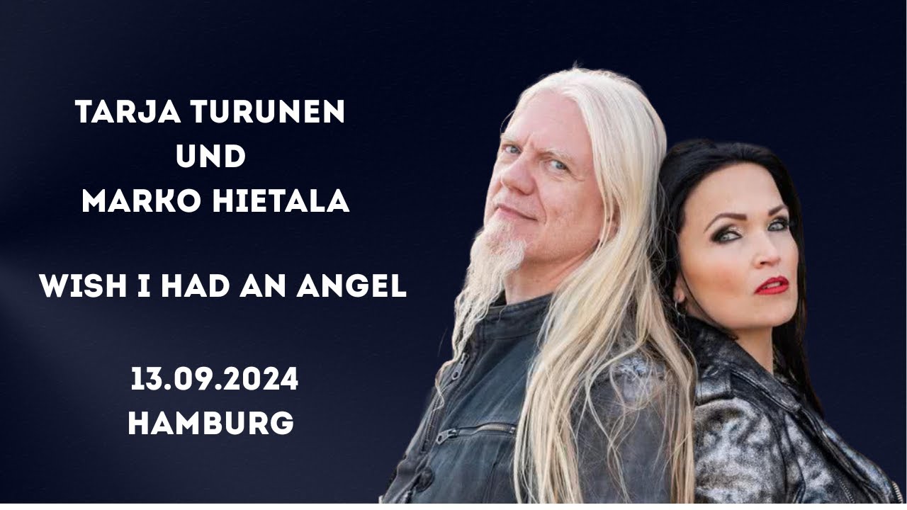 Tarja Turunen und Marko Hietala live in Hamburg - Wish I Had An Angel - 13.09.2024