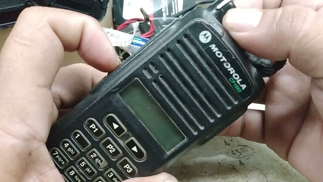 Motorola Cp1660/input frequency