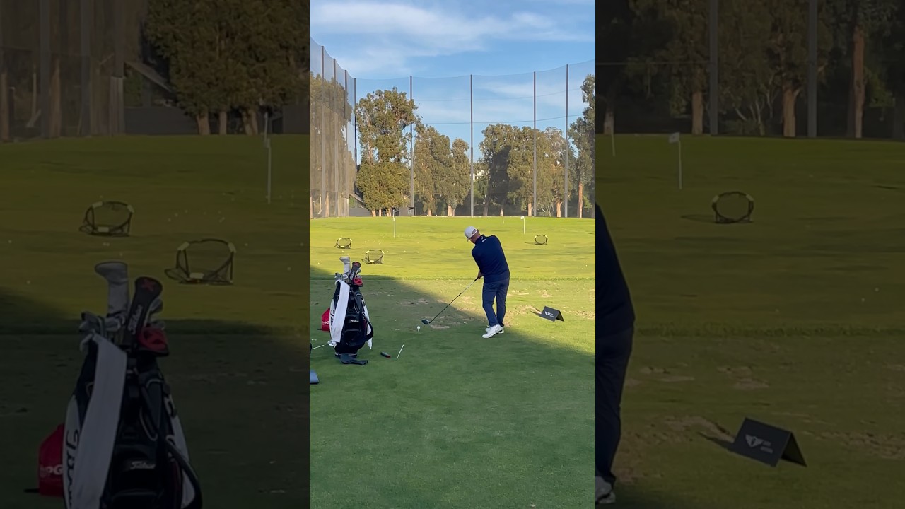 Brian Harman Driver | Range Work | Golf Drill | #zachriddlegolf #brianharman #pgatour #golftips
