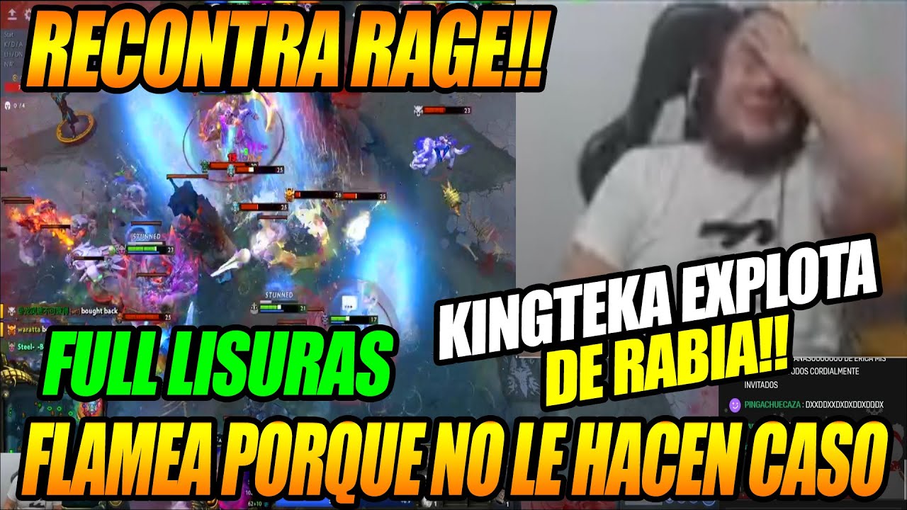 PIERDE LOS PAPELES!! KINGTEKA EXPLOTA DE RABIA Y FLAMEA A TODO SU TEAM PORQUE NO LE HACEN CASO