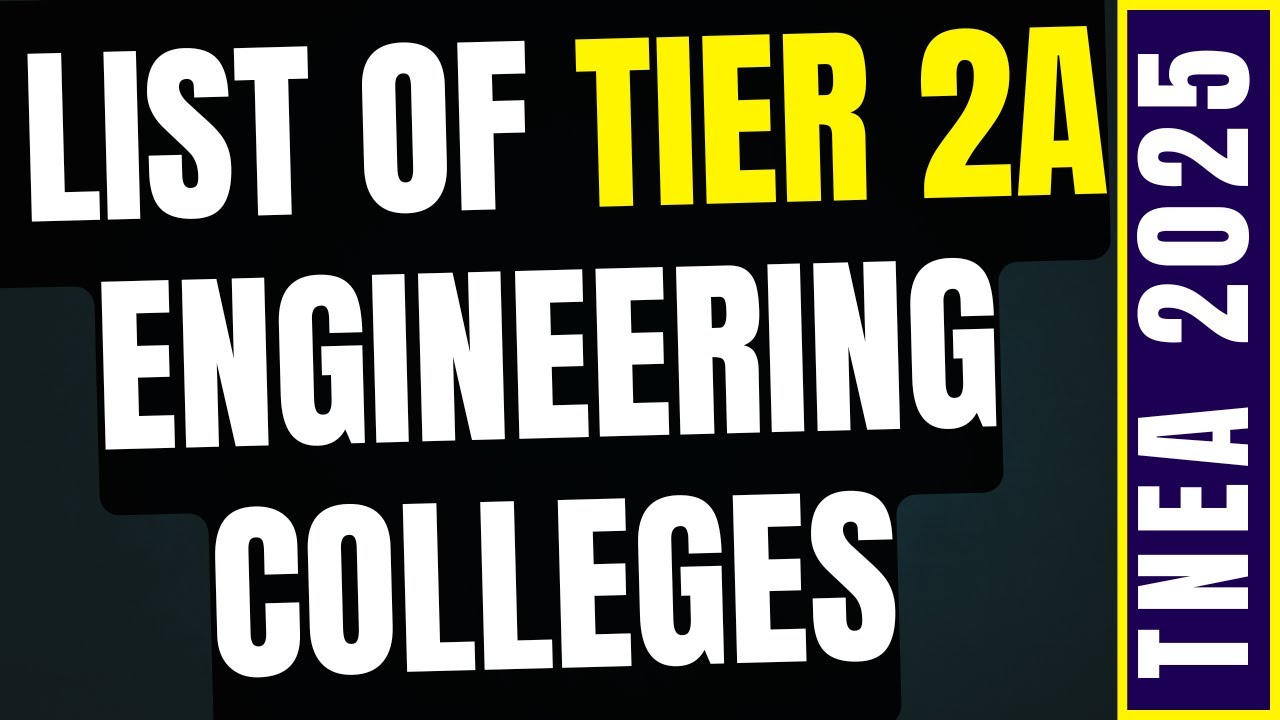 ✨TNEA 2025 |  🎓🔥:List of Tier 2A Engineering Colleges Affiliated to Anna university🚀⚙️📊 🏆🔥 #tnea2025