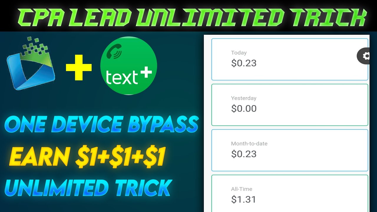 cpalead unlimited trick | cpalead self click Trick