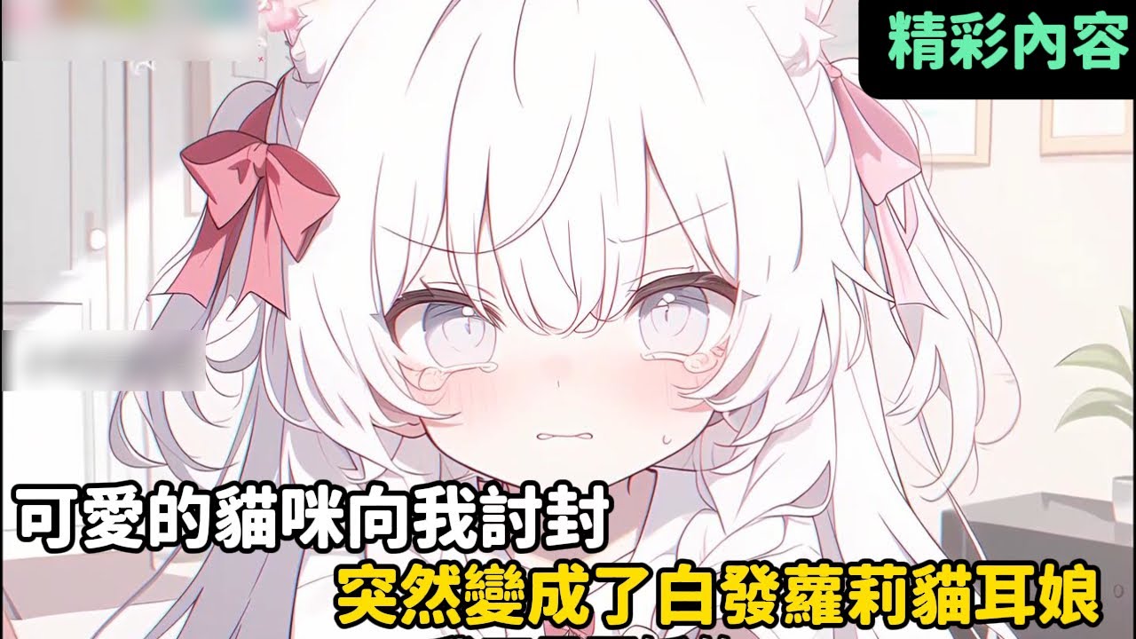 《可愛的貓咪向我討封，突然變成了白發蘿莉貓耳娘》貓耳娘哭唧唧的上門要討一個公道，說我對她做了很過份的事情，我懵了，你是只花貓？不是！那你是只白貓？……#漫畫 #解說 #櫻桃漫說#二次元 #甜文