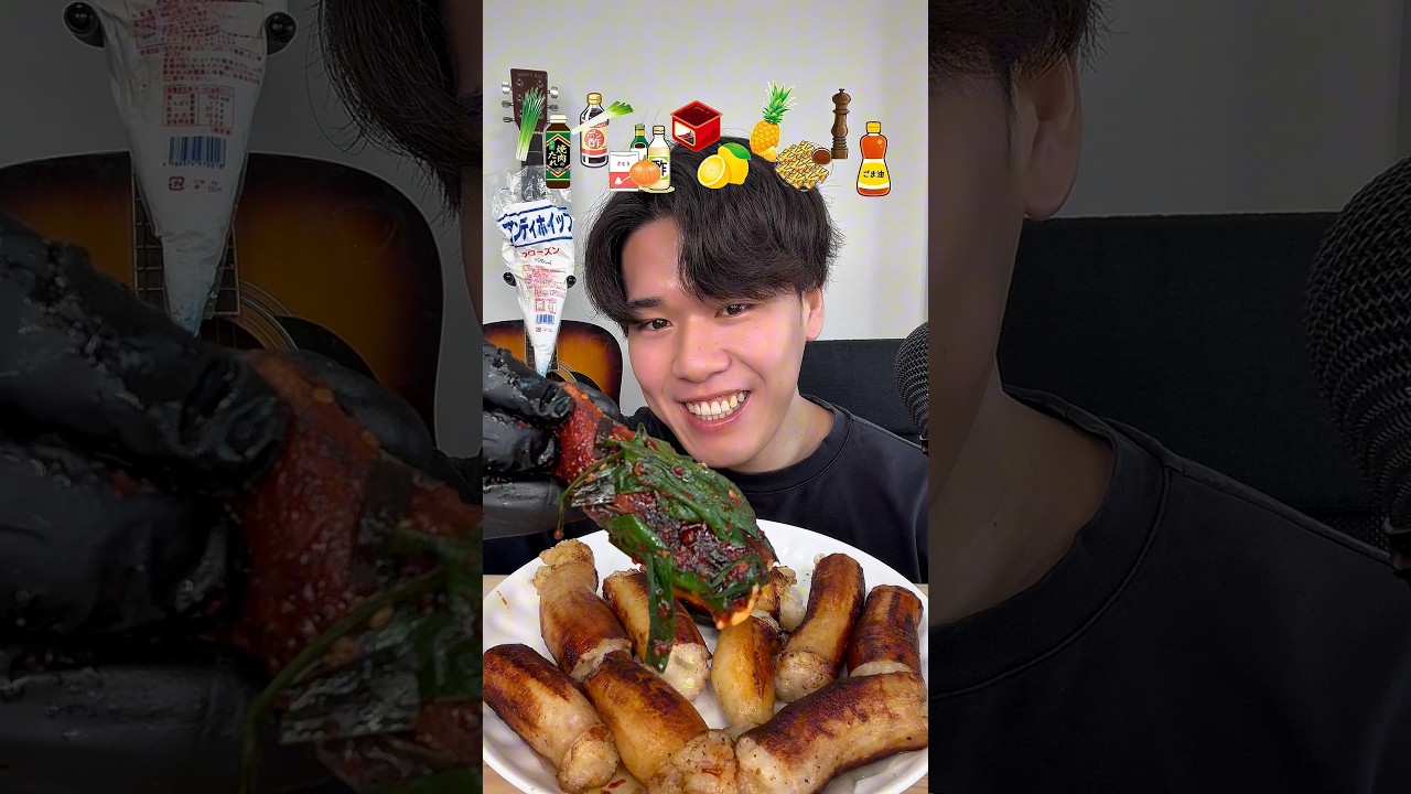 ホルモンテチャン食べたらホルモンでした(？)#モッパン #飯テロ #大食い #ホルモン　#asmr #mukbang