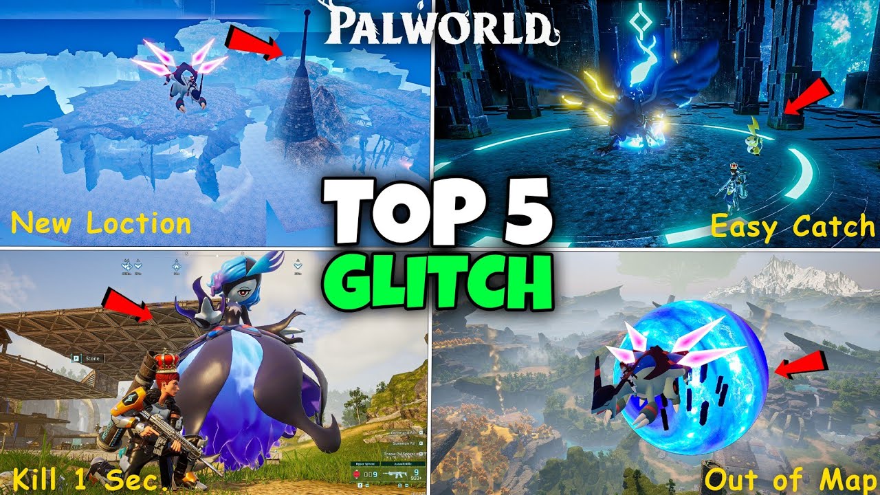 😱 TOP 5 BIGGEST GLITCH IN PALWORLD | TOWER BOSS | BELLANOIR CATCH