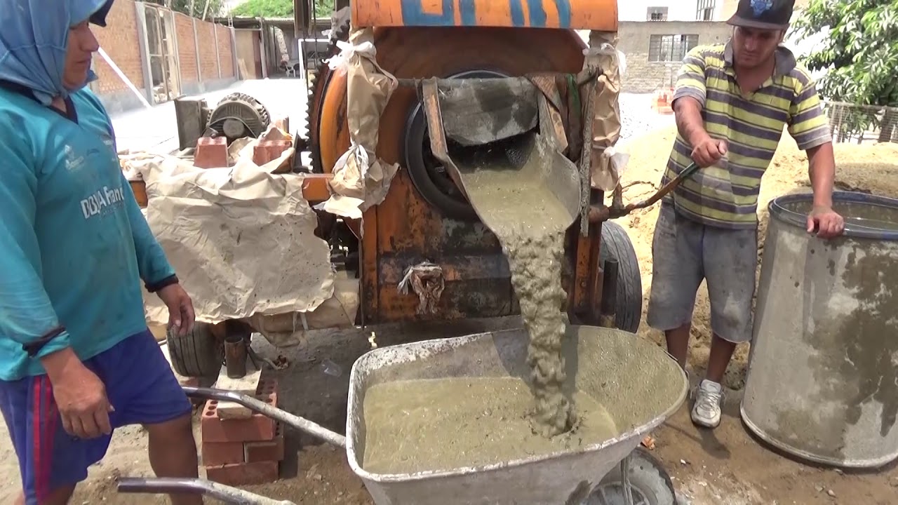 Construcción 2019 . Llenado de techo