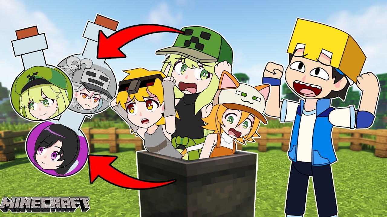 Mengubah Cewek jadi Potion - Animasi Minecraft