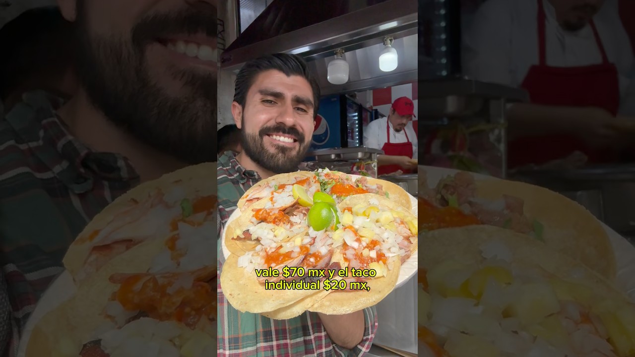 Tacos al pastor deliciosos en metro San Juan de Letr&aacute;n #short #shorts #food #foodie #tacos #zocalo