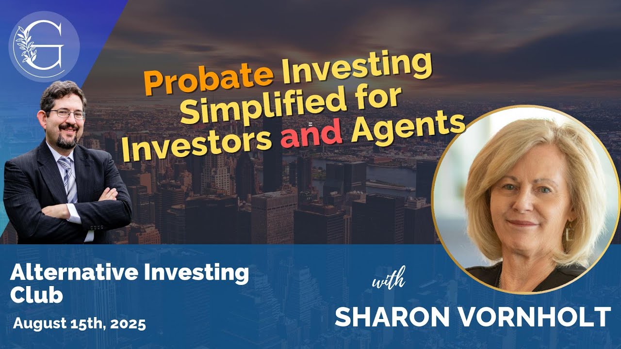 Probate Investing Simplified for Investors and Agents with Sharon Vornholt