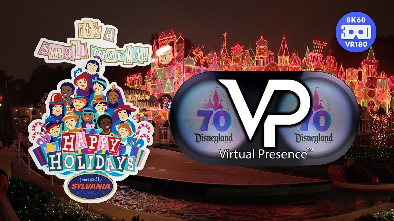 It's a Small World Holiday! Disneyland Virtual Presence Exclusive! 8k60!