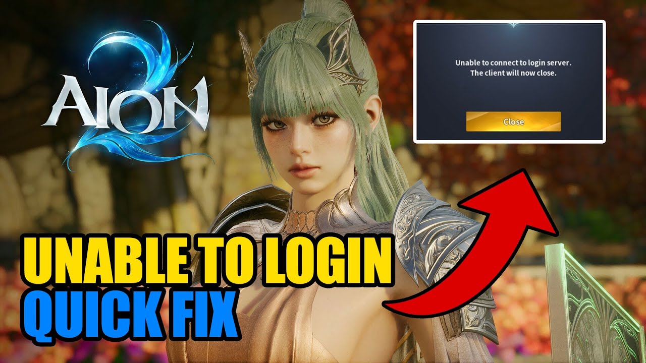 How to Fix &ldquo;Unable to Connect to Server&rdquo; in AION 2