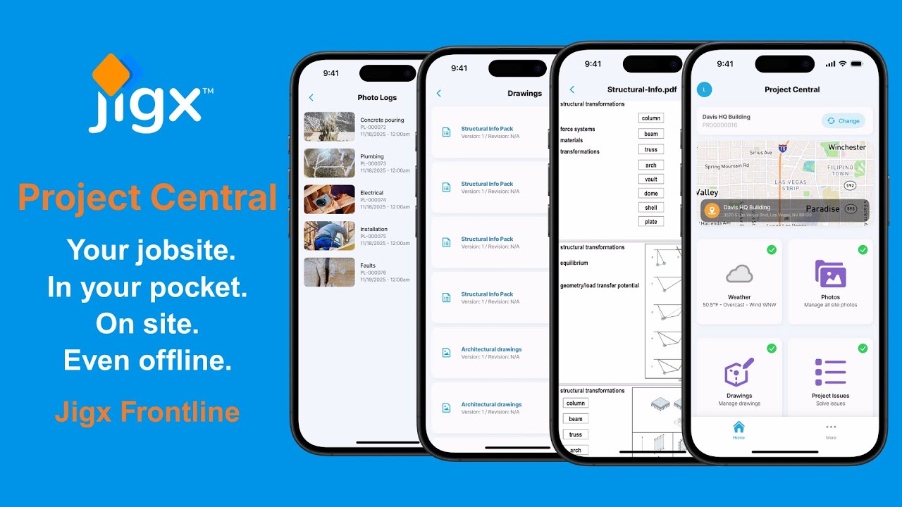Jigx Frontline - Project Central for Acumatica