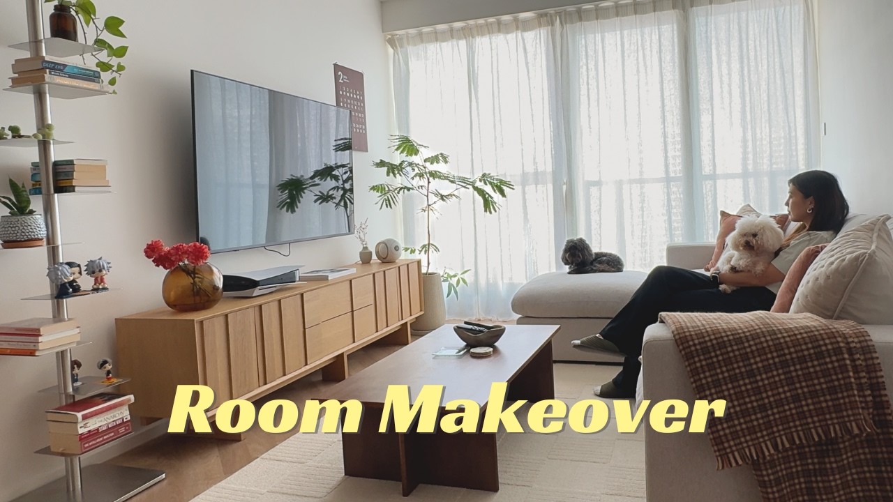Room Makeover 🏡 | Creating a Cozy Living Room | IKEA, Taobao & Zara Haul