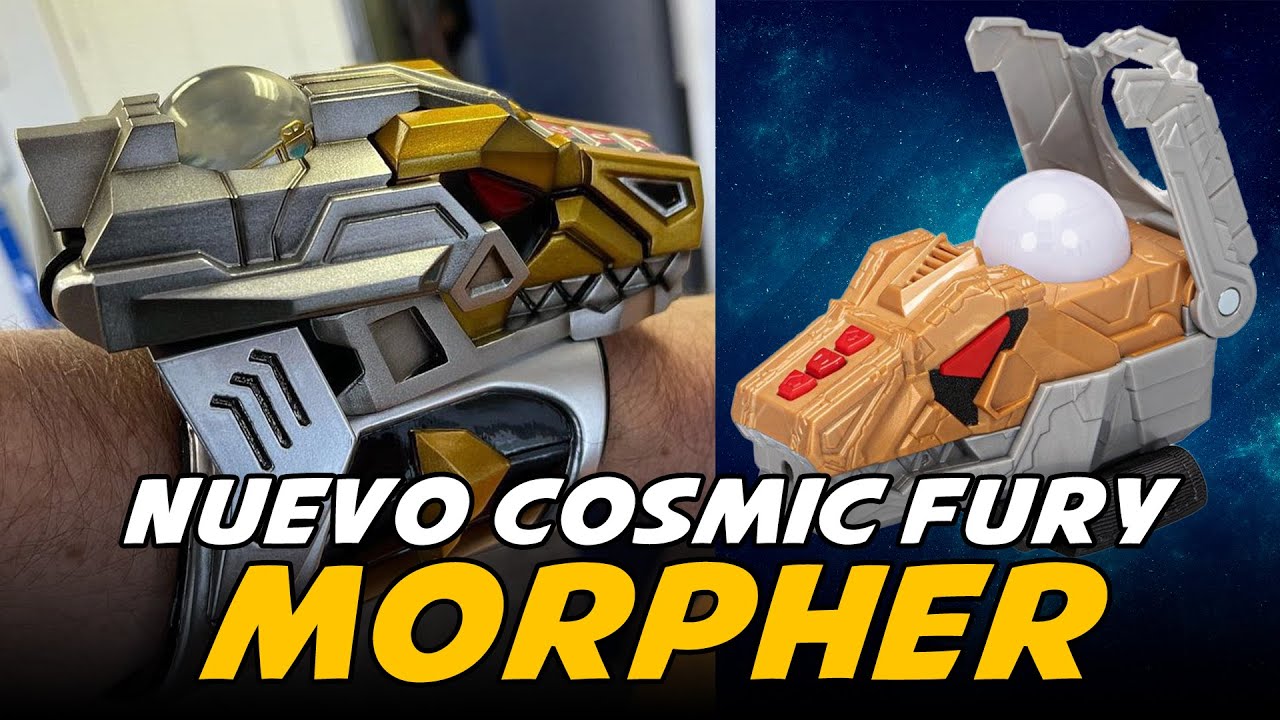 Power Rangers Cosmic Fury NUEVO morpher y juguete