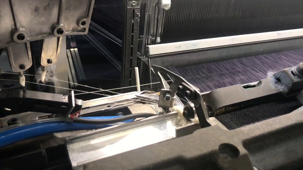 Picanol Rapier Weaving Loom with co/el weft