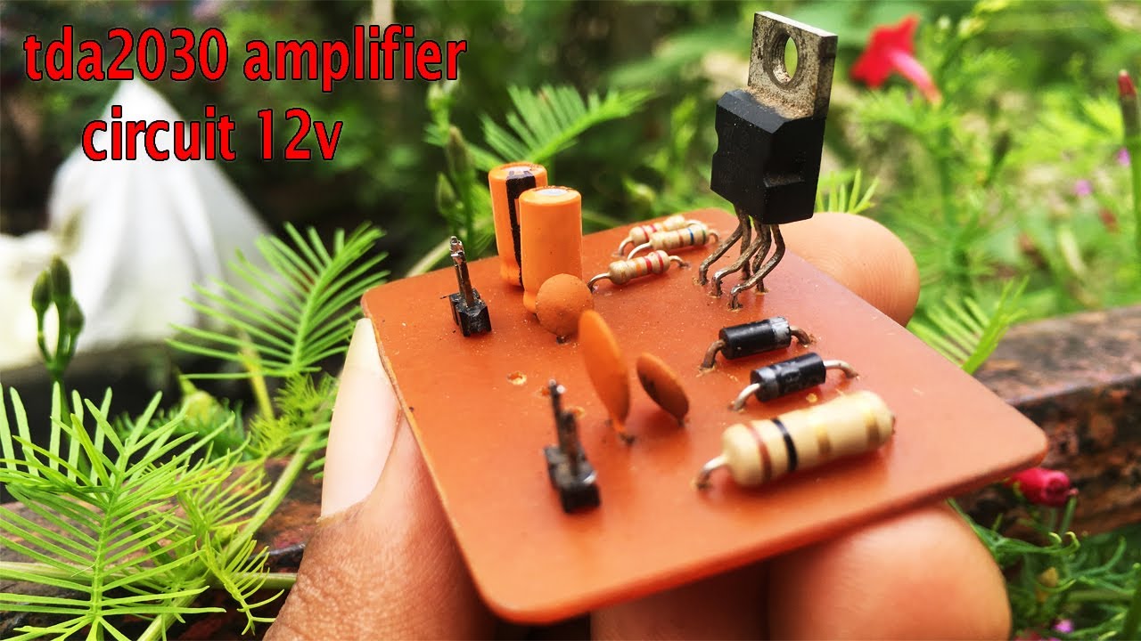 tda2030 amplifier circuit 12v