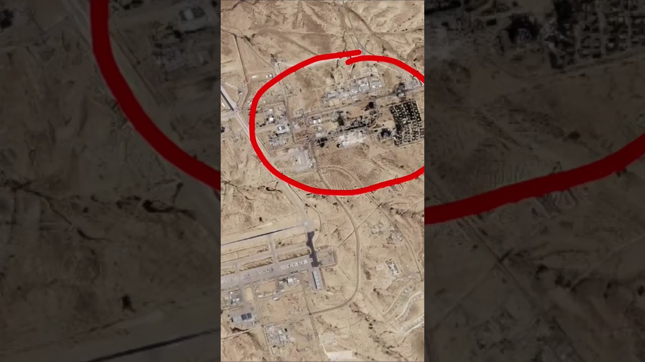 satellite images: Damage at 