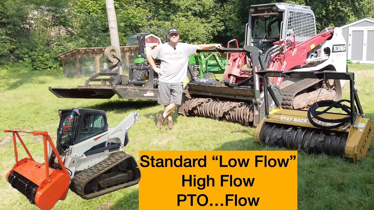 Forestry Mulcher Showdown: Standard Flow, High Flow & PTO Explained