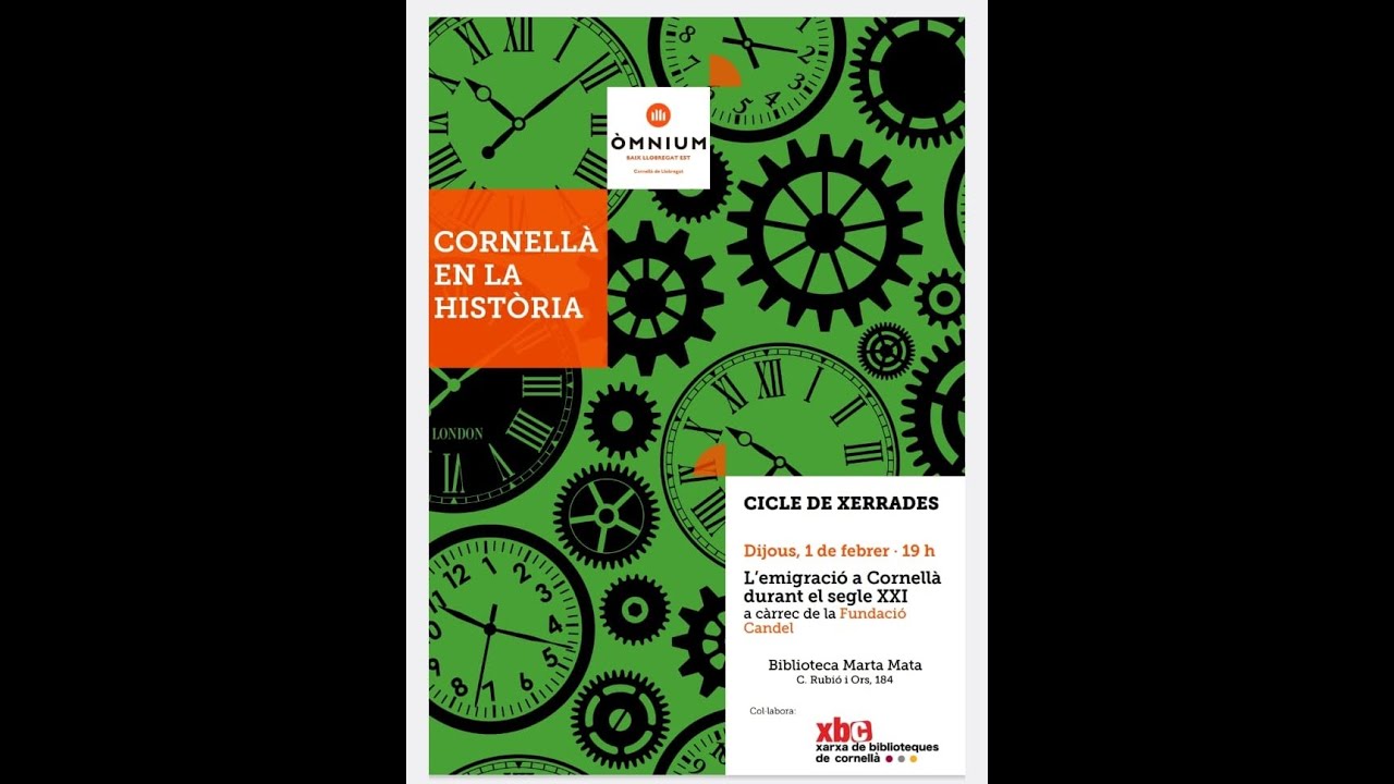 L'EMIGRACIÓ A CORNELLÀ   I CATALUNYA S.XXI - FUNDACIÓ CANDEL i SAFIYA KERCHAOUI
