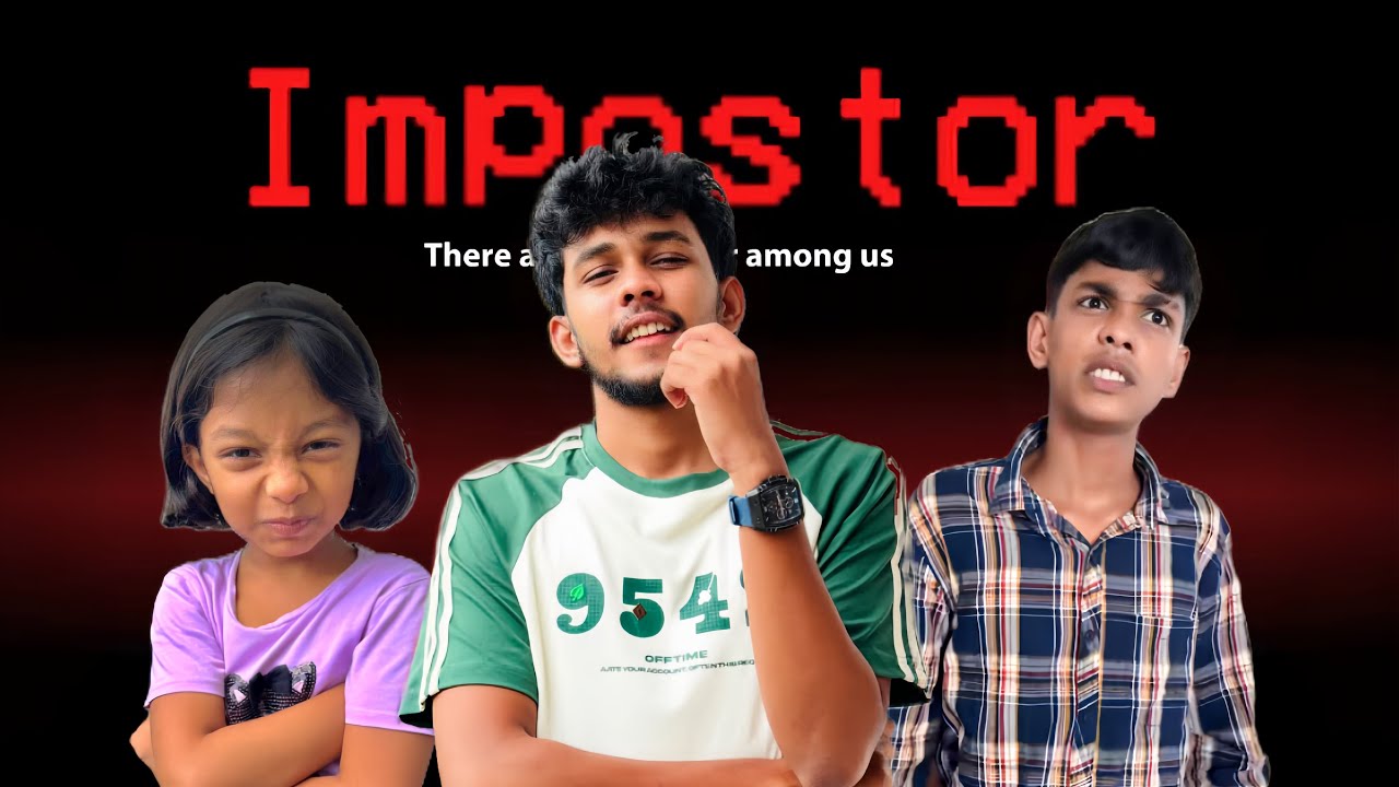 Imposter Challenge with Brother & Sister 😂