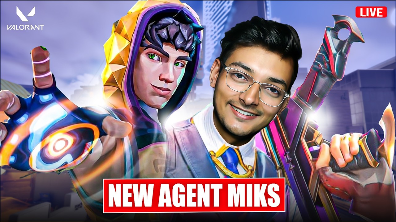 🔴 NEW AGENT MIKS IS BROKEN 😳😳 (!giveaway) #valorantlive