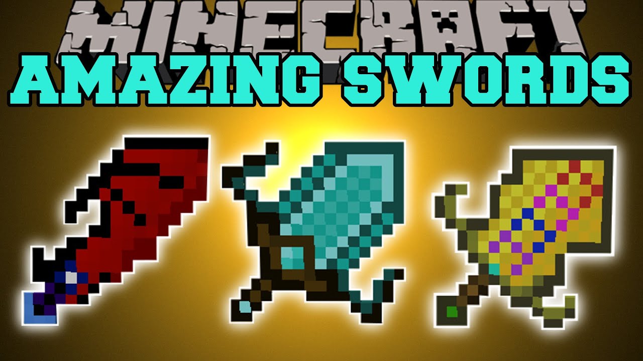 Minecraft: AMAZING SWORDS (SWORD ABILITIES, UPGRADES, DEADLY MOBS, & MORE!) Mod Showcase