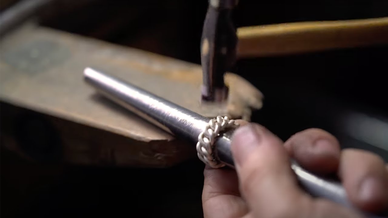 How to Make Cuban Chain Ring  | Minimalist Designs #makingring #chainring #cubanring