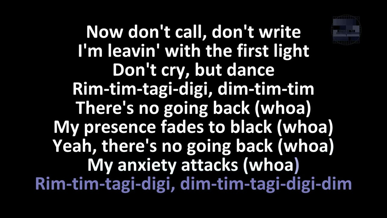 Baby Lasagna - Rim tim tagi dim (Karaoke)
