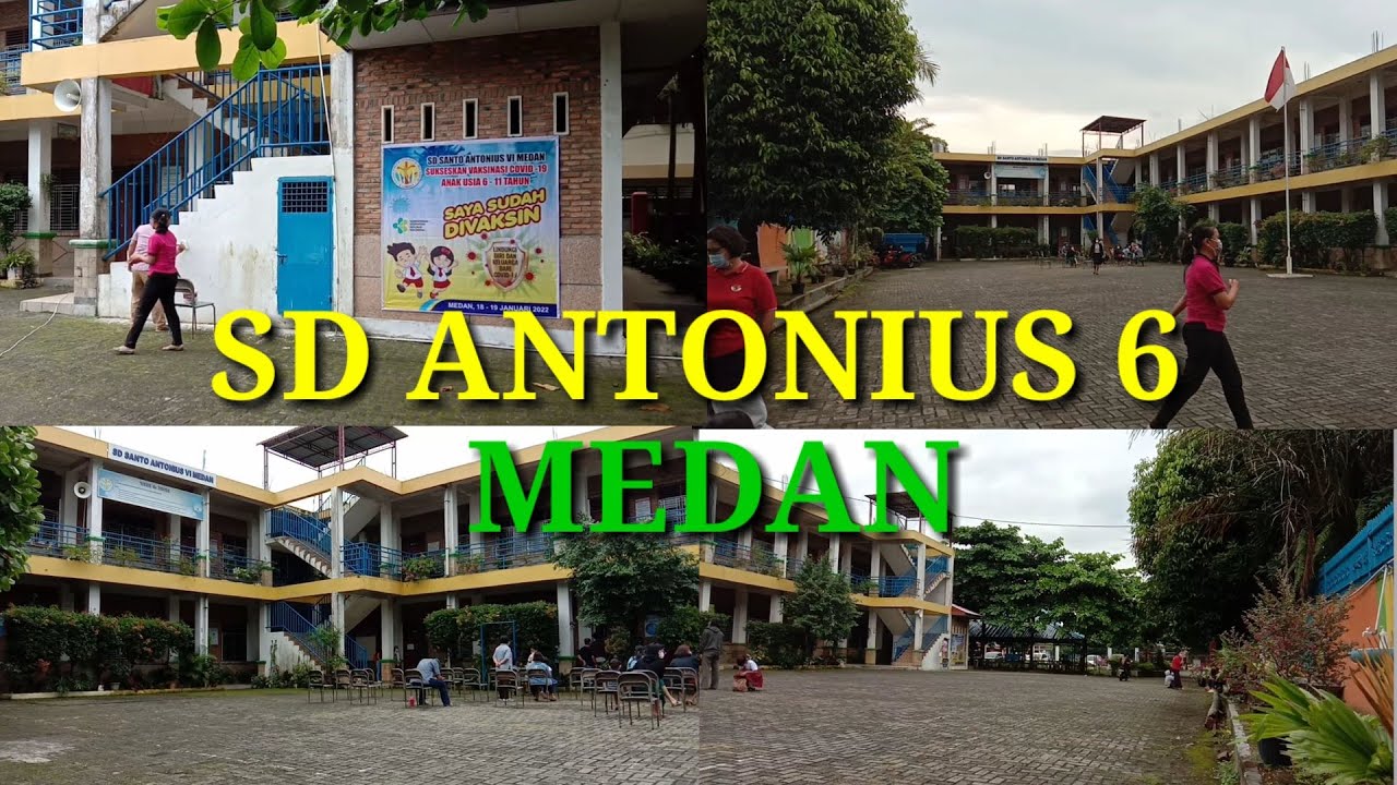 SD Antonius 6 medan yang asri.
