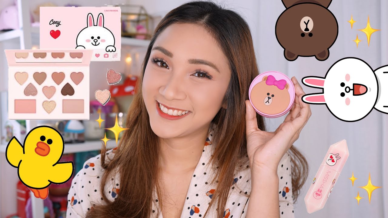 LINE FRIENDS X MISSHA Makeup! Gemes Semua! #StefTry