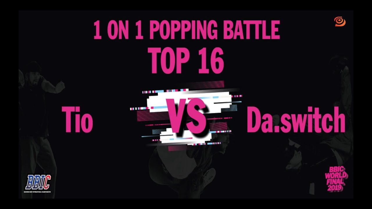 TIO vs DA.SWITCH｜Popping Best 16 @ BBIC KOREA WORLD FINALS 2019｜LB-PIX