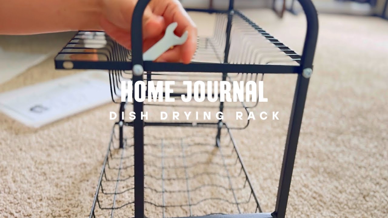 Unboxing and Assembly of Dish Drying Rack from Temu