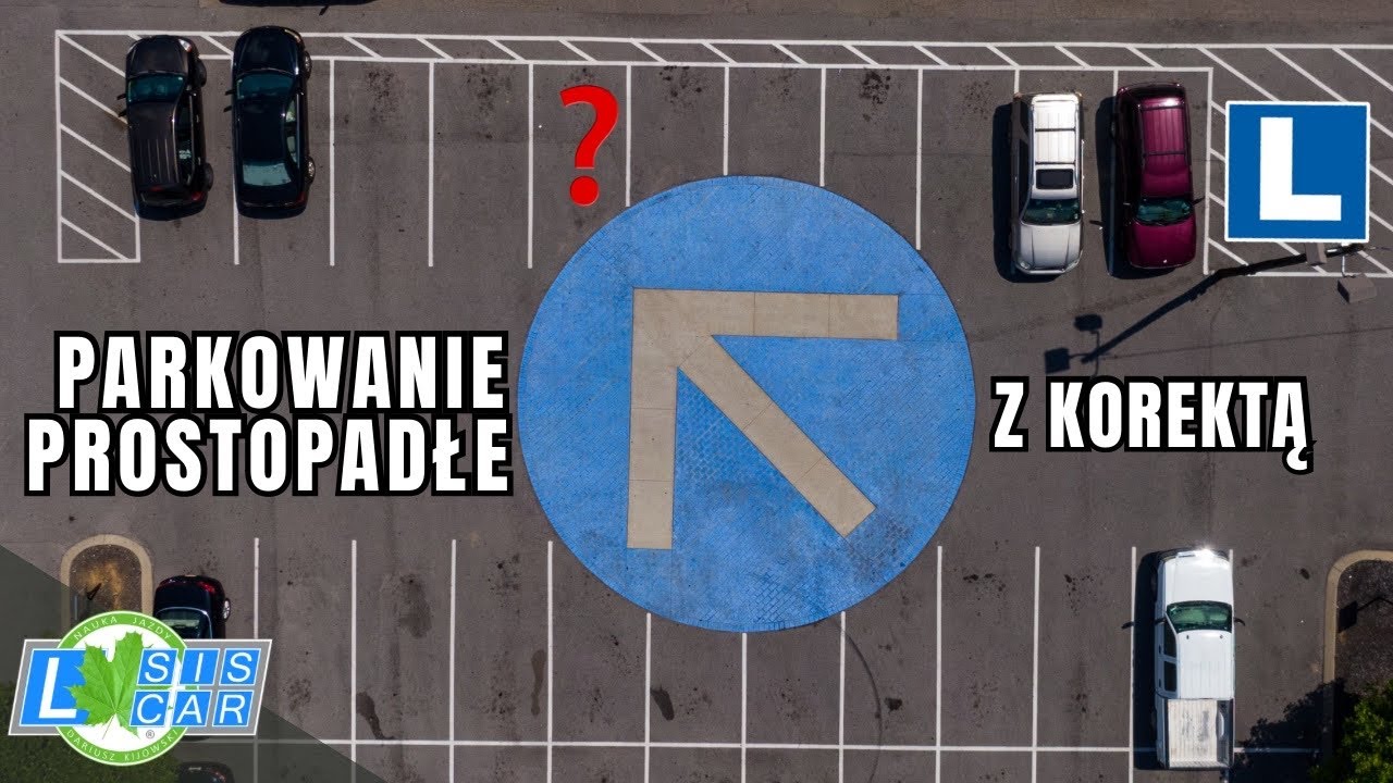 Parkowanie prostopadłe z korektą