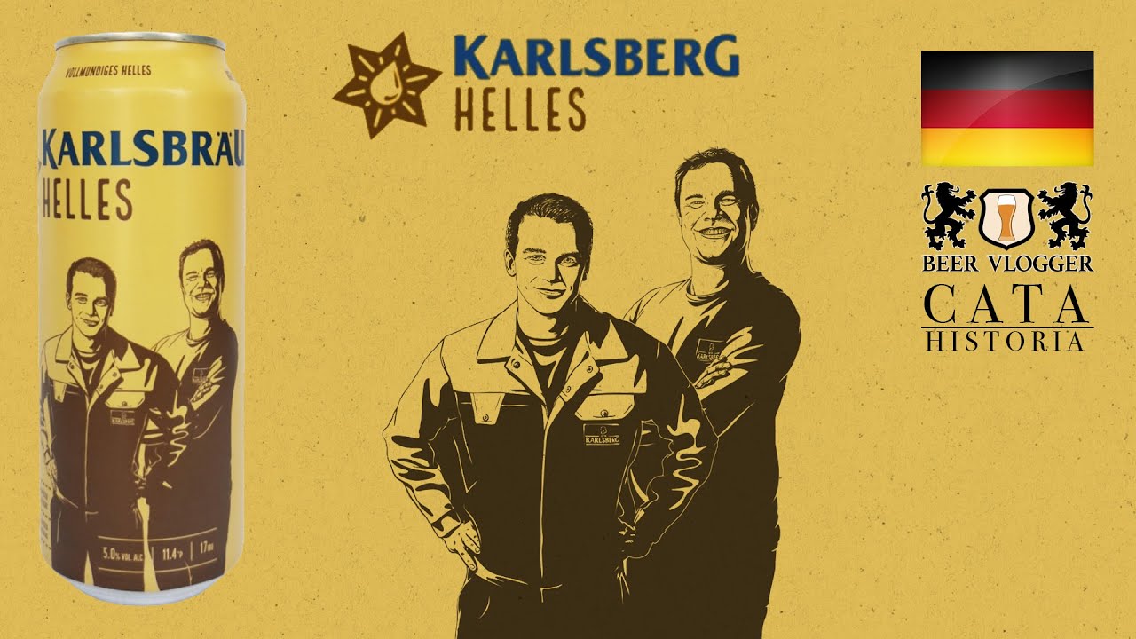 Cerveza Karlsbrau (Karlsberg) Helles / CATA & Historia